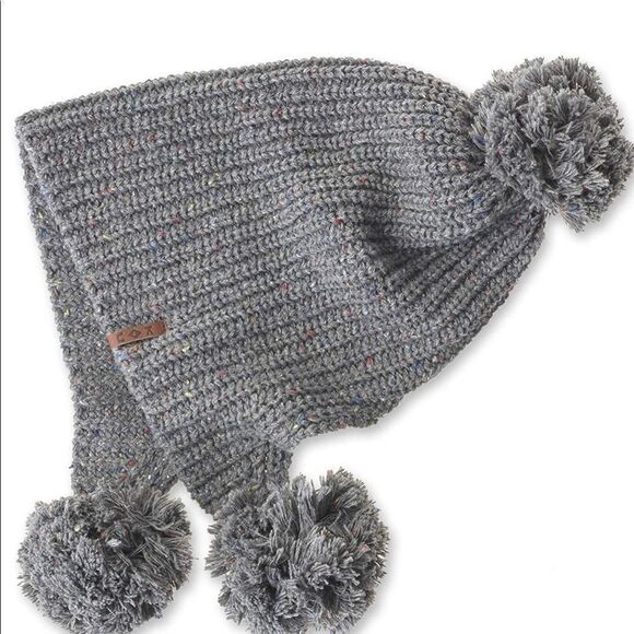 KAVU Cloud Nine Mineral PomPom Beanie Knit Ski Cap - Picture 1 of 3